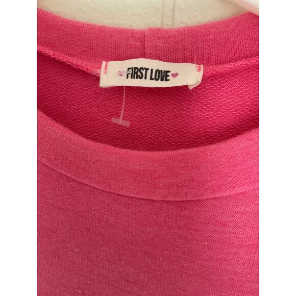 First Love Size Small Pink Sleeveless Top - Picture 4 of 6